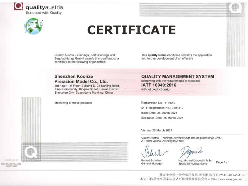 quality-certificates