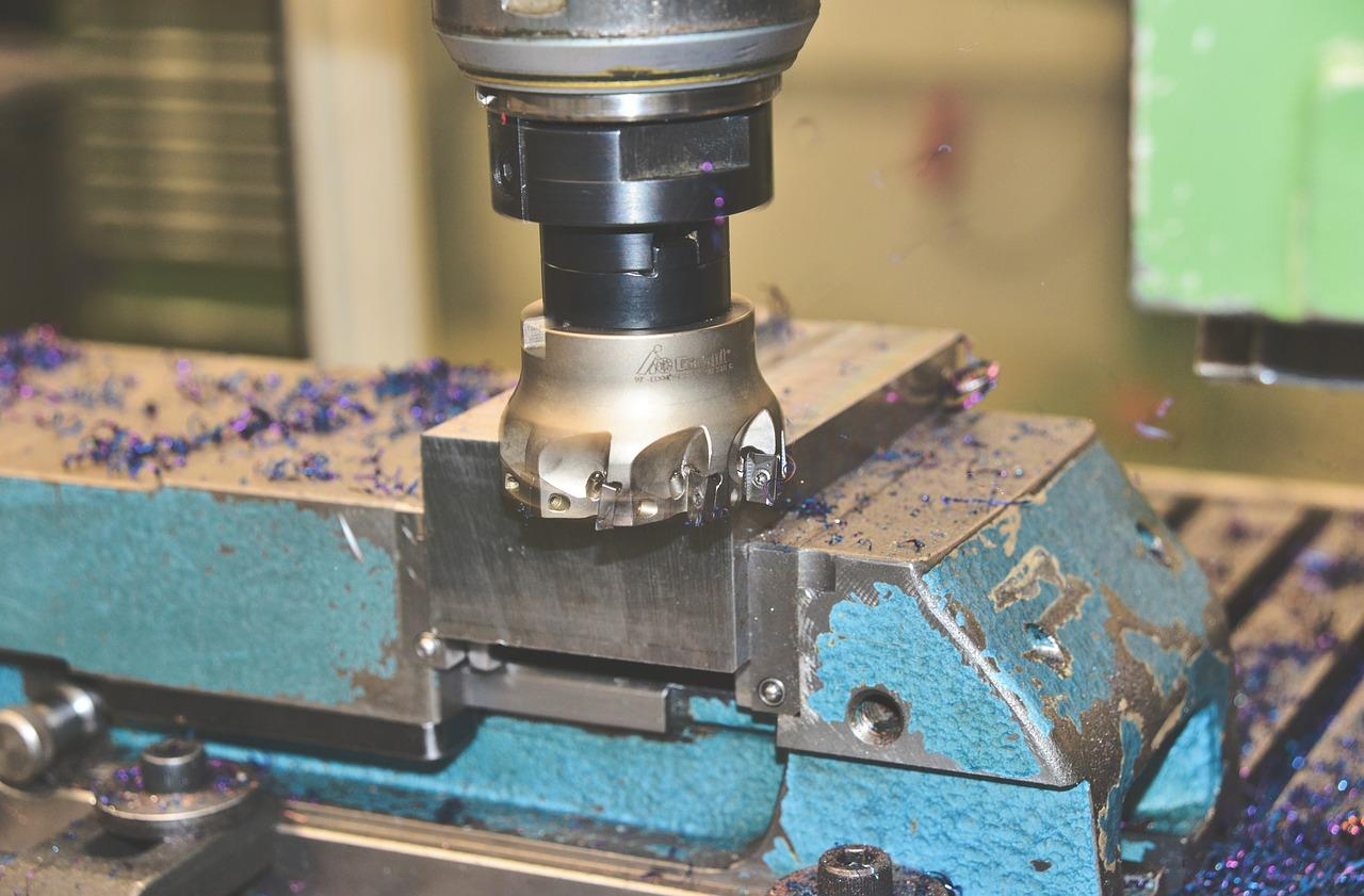 CNC Grinding Machine Making Surface 