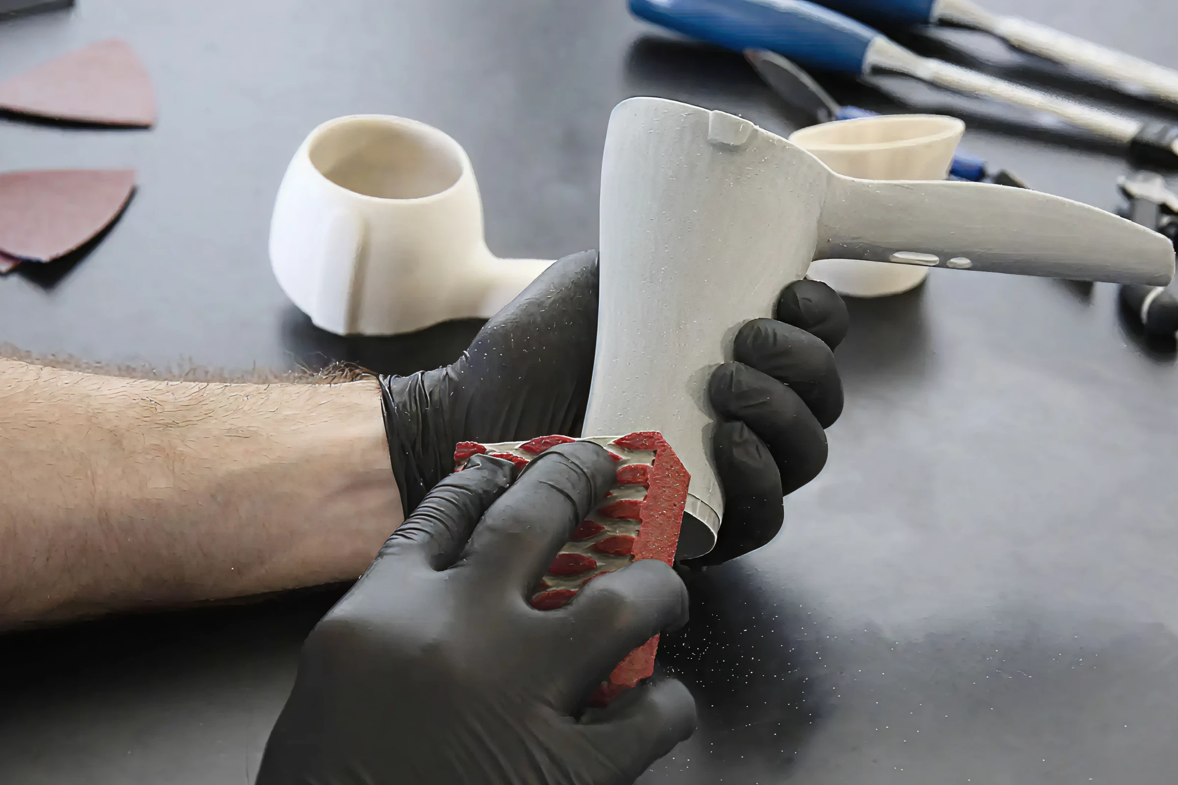 finishing options dlp 3d printing polishing