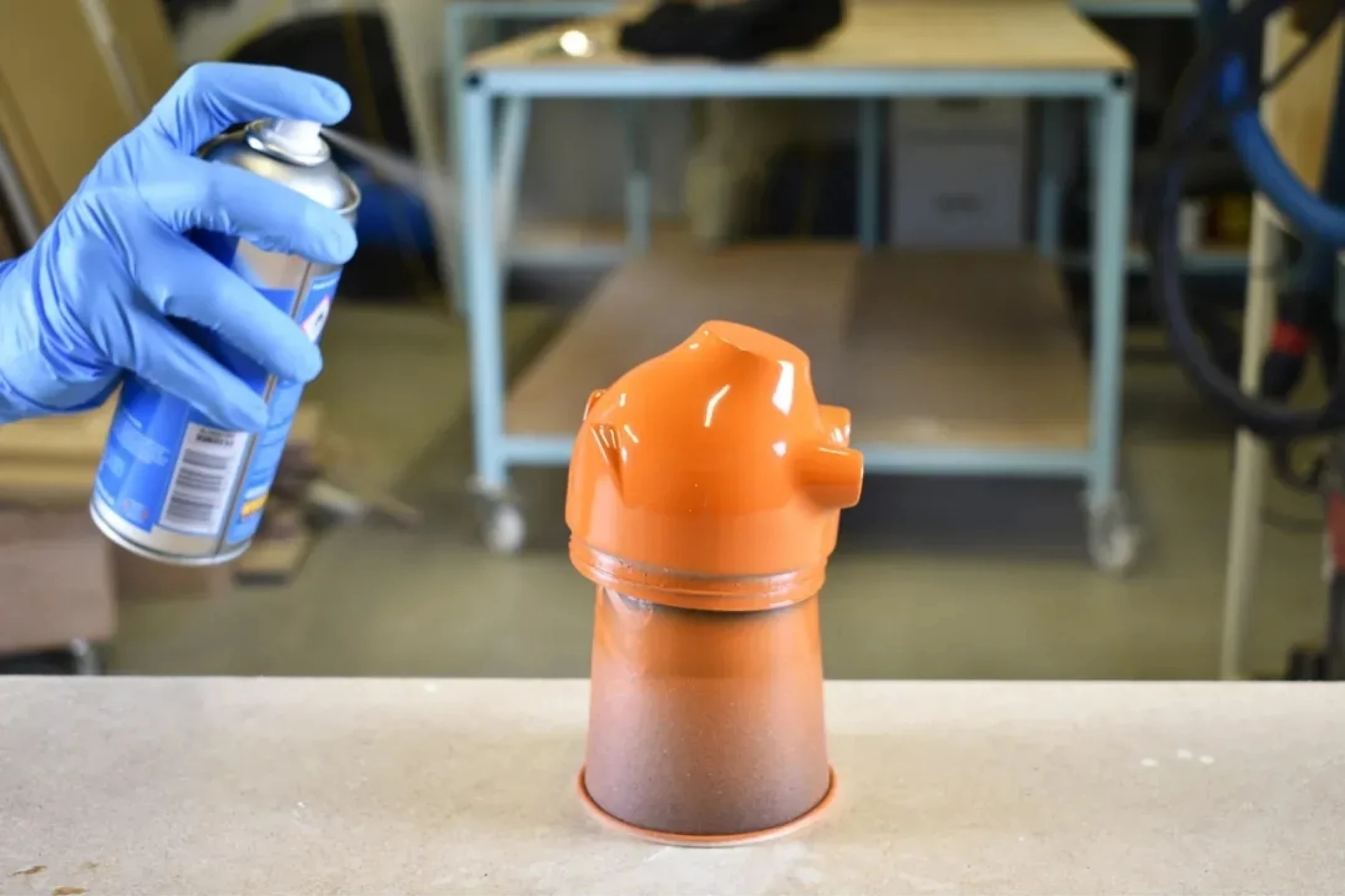 finishing options dlp 3d printing spray painting