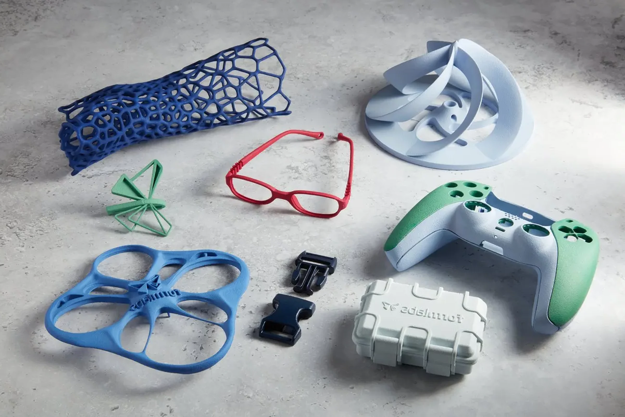 finishing options sls 3d printing dyeing