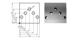 Sample CNC program with G and M Codes